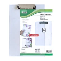 Tabella Portablocco Trasparente A4