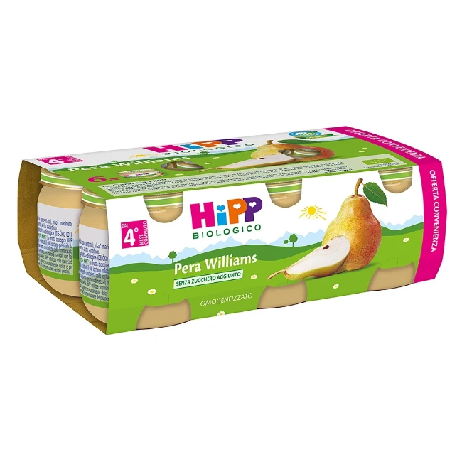 Hipp Omogeneizzato Pera Williams Bio 6x80g