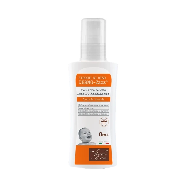 Immagine di Fiocchi di Riso Dermo-Zzzz Insetto Repellente per Neonati 100ml