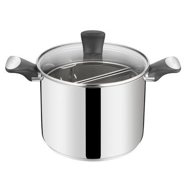 Lagostina Pastaiola Unlimited 22 cm con 2 Cestelli e Coperchio