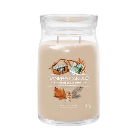 Yankee Candle Signature Candela in Giara Grande Afternoon Scrapbooking 90 Ore