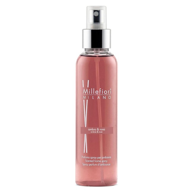 Millefiori Home Spray Profumatore per Ambienti Ambra & Rosa 150 ml