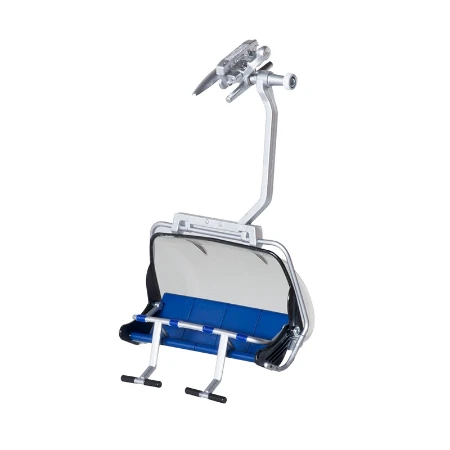 Jaegerndorfer Seggiolino 4 Posti Blu/Grigio per Villaggio Natalizio