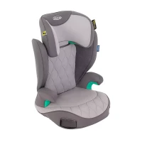 Graco Seggiolino Auto Affix Isofix 100-150 cm Regolabile con Portabevande per Bambini dai 3 ai 12 anni - Iron