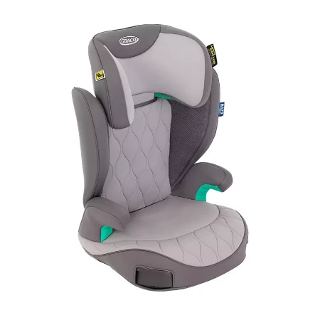 Graco Seggiolino Auto Affix Isofix 100-150 cm Regolabile con Portabevande per Bambini dai 3 ai 12 anni - Iron