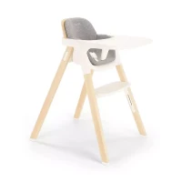 Nuna Seggiolone Pappa Evolutivo Bryn in Legno Bambini fino ai 6 anni - Heritage