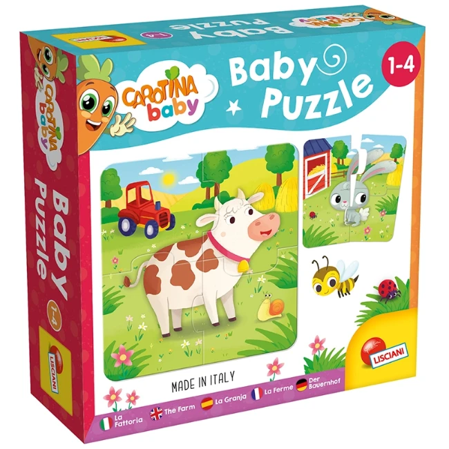 Lisciani Giochi Carotina Baby Puzzle La Fattoria