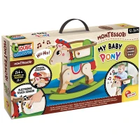 Lisciani Giochi Montessori Wood My Baby Pony
