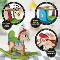 Lisciani Giochi Montessori Wood My Baby Pony