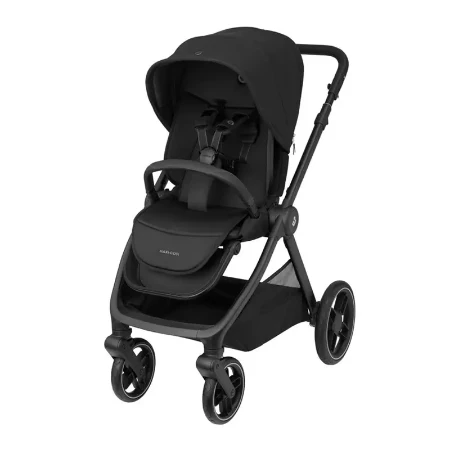 Maxi Cosi Passeggino Trio Oxford All Terrain con Seduta Alta e Reversibile - da 0 a 4 Anni - Twillic Black