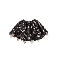 Tutù Nero con Stampe Argentate