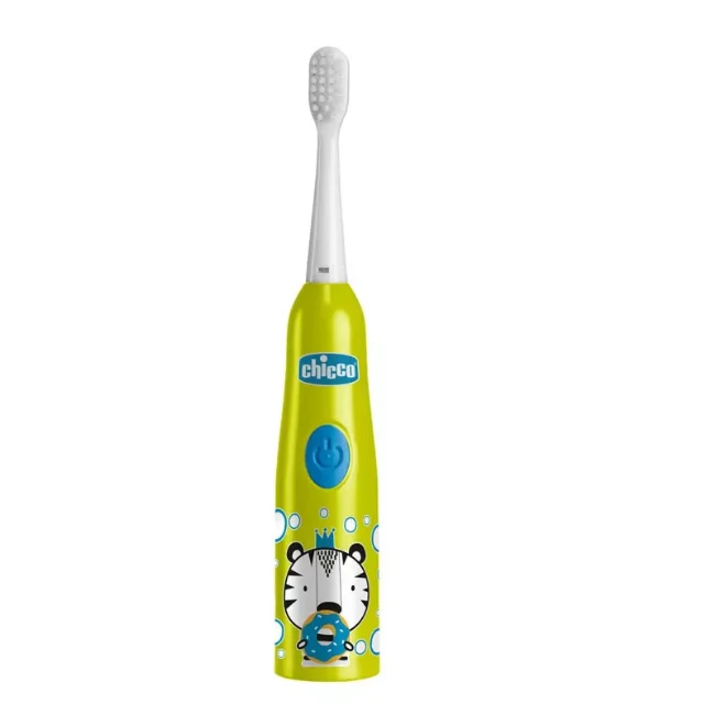 Chicco Spazzolino Elettrico Bambini con Copritestina Incluso - 3+ Anni
