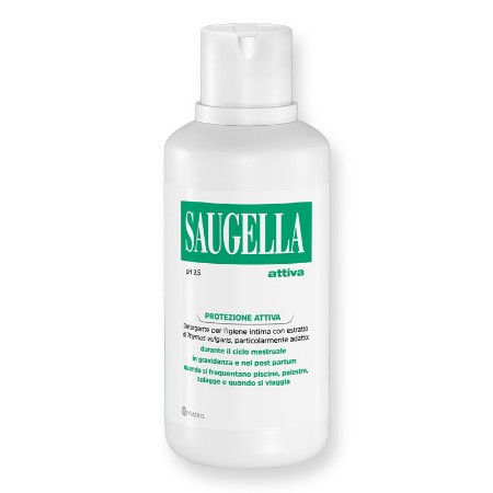 Saugella Verde Attiva Detergente Intimo con Timo 500ml ph 3.5 