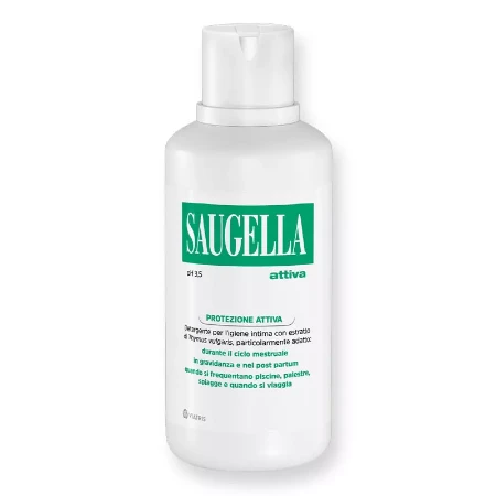 Saugella Verde Attiva con Estratti di Timo 250ml ph 3.5 