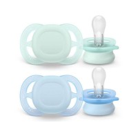 Philips Avent Set 2pz Ciuccio Ultra Start in Silicone 0-2 mesi