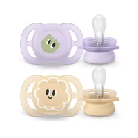 Philips Avent Set 2pz Ciuccio Ultra Start con Fantasia 0-2 mesi