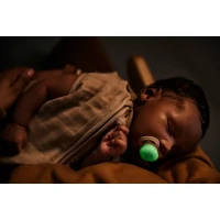 Philips Avent Set 2pz Ciuccio Ultra Start Notte in Silicone con Bottone Luminoso 0-2 mesi