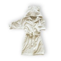 Bamboom Accappatoio Bambino in Spugna di Bambù 4-6 anni - Koala Oyster Grey