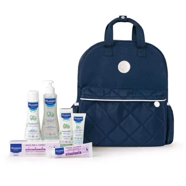 Mustela Zaino Primo Coccole con Set Prodotti Neonato inclusi