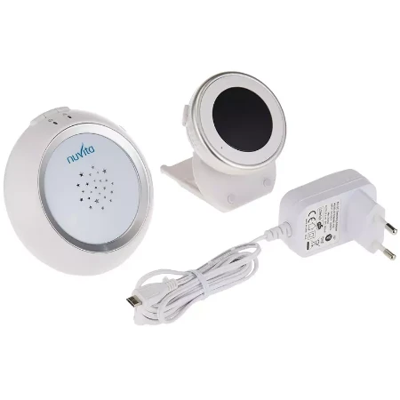 Nuvita Baby Monitor Starry con Luce Notturna, Funzione Talk Back e Controllo Temperatura Ambiente