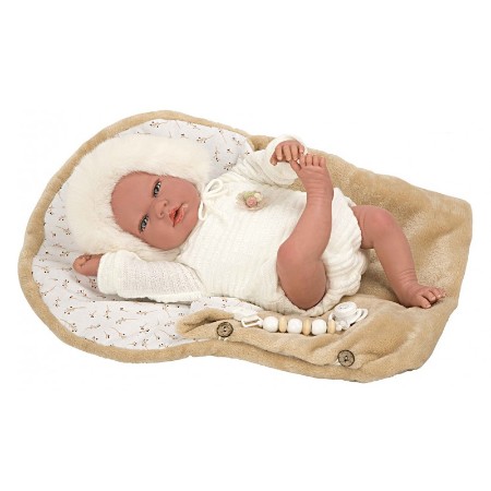 Arias Bambola Reborn Alejandra con Sacco Nanna 40cm 98146