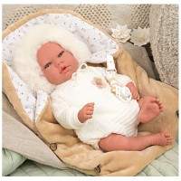 Arias Bambola Reborn Alejandra con Sacco Nanna 40cm 98146