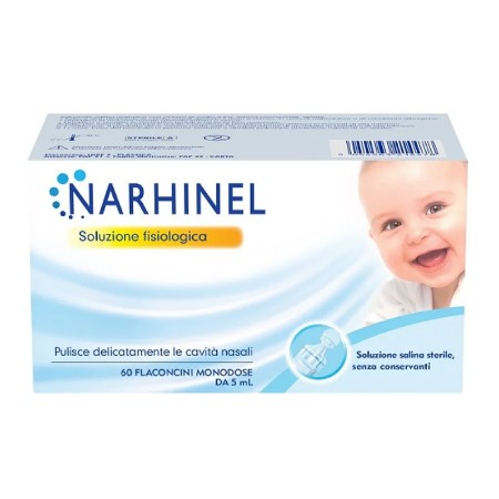 Narhinel Soluzione Fisiologica Usa e Getta 60x5ml per Bambini e Adulti