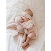 Bamboom Body Maniche Corte Neonato con Apertura Davanti - Pink
