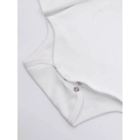 Bamboom Body Bimbo Polo a Maniche Lunghe con Colletto - Off White