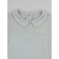 Bamboom Body Bimbo Polo a Maniche Lunghe con Colletto - Off White