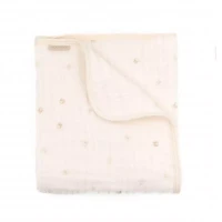 Bamboom Coperta Lettino Nuvola in Spugna di Bambù 100x140cm - Animal