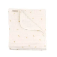 Bamboom Coperta Lettino Nuvola in Spugna di Bambù 100x140cm - Olives