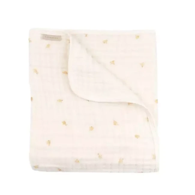 Bamboom Coperta Lettino Nuvola in Spugna di Bambù 100x140cm - Olives