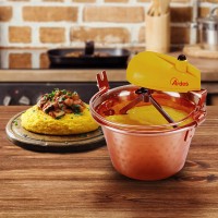 Immagine di Ardes Paiolo Elettrico in Rame 26 cm per Polenta e Marmellate