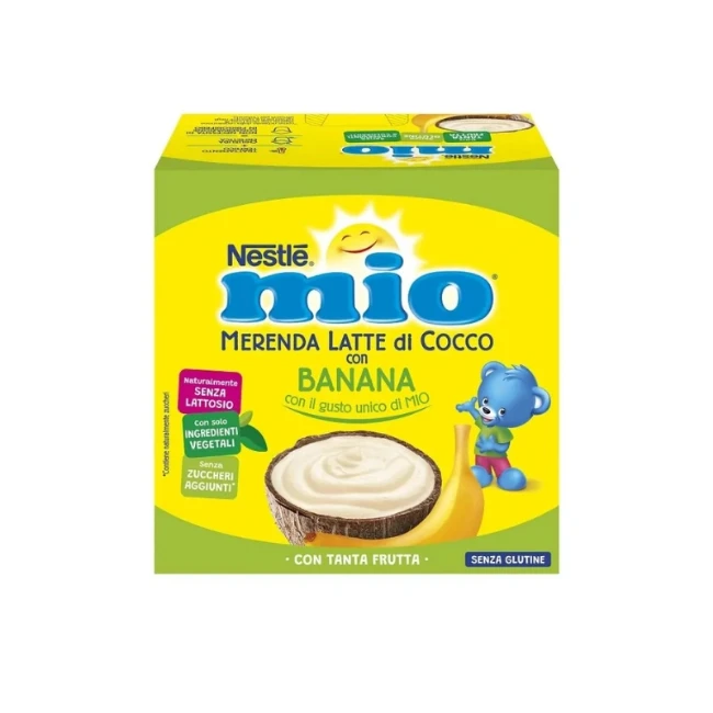 Immagine di Nestlè Merenda Latte di Cocco con Banana e Cacao 4x90 gr