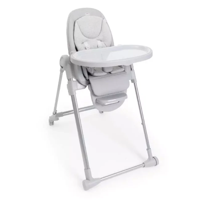 Chicco Seggiolone Pappa Polly Armonia 3in1 con Funzione Sdraietta e Sedia Bambino - dalla nascita ai 40 kg - Steel