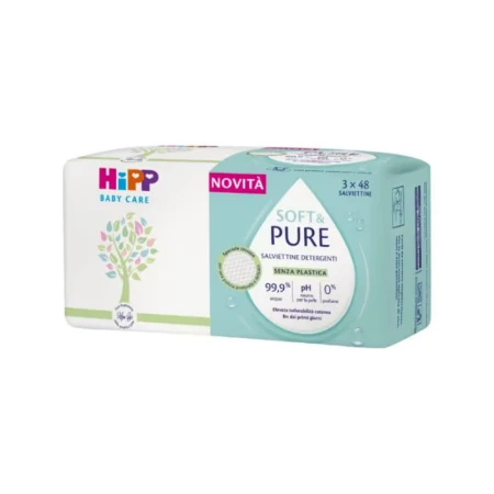 Immagine di Hipp Salviettine Soft & Pure 3X48