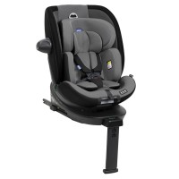 Chicco Seggiolino Auto EverOne i-Size Base Isofix integrata grey black