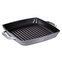 Immagine di Staub Griglia Quadrata in Ghisa 28 x 28 cm Grigio