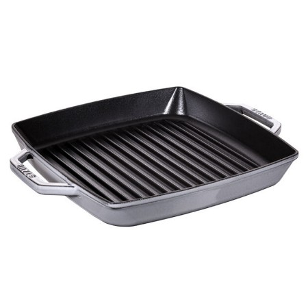 Immagine di Staub Griglia Quadrata in Ghisa 28 x 28 cm Grigio