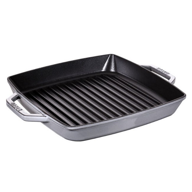 Immagine di Staub Griglia Quadrata in Ghisa 28 x 28 cm Grigio