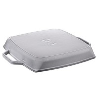 Immagine di Staub Griglia Quadrata in Ghisa 28 x 28 cm Grigio