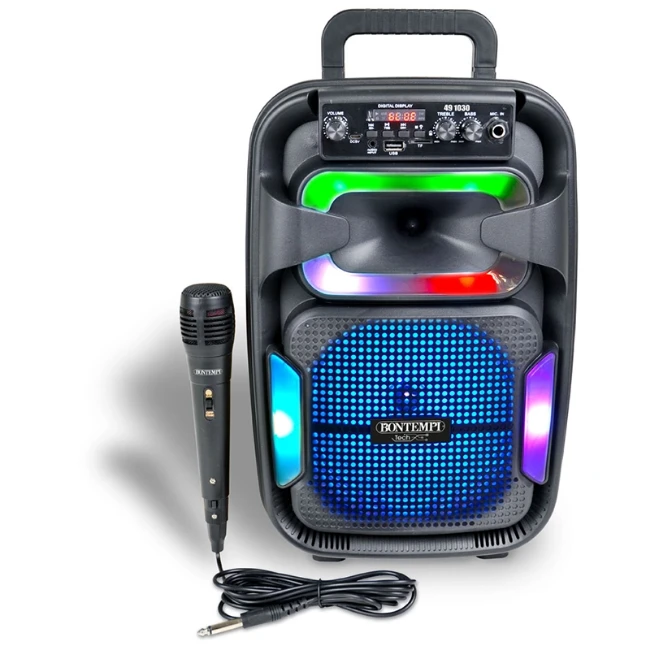 Bontempi Amplificatore Wireless con Microfono e Luci RGB