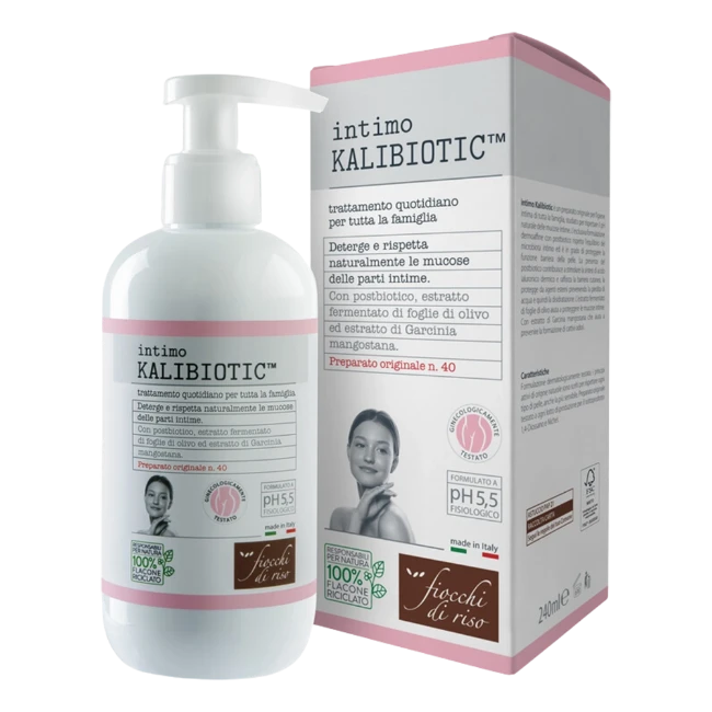 Fiocchi di Riso Detergente Intimo Quotidiano Kalibiotic pH Fisiologico 5.5