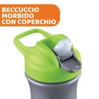	Chicco Borraccia Tazza Pop Up con Beccuccio in Silicone a comparsa 2y+