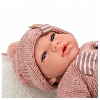 Arias Bambola Collezione Elegance 40 Cm Andie Rosa con Coperta