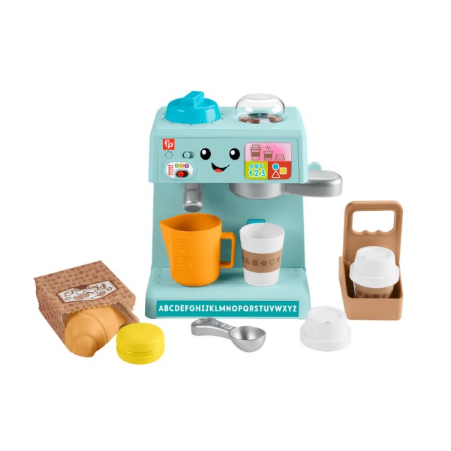 Fisher Price Ridi e Impara La mia Prima Macchinetta del Caffè Versione Multilingue