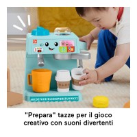 Fisher Price Ridi e Impara La mia Prima Macchinetta del Caffè Versione Multilingue