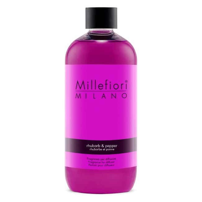 Immagine di Millefiori Ricarica per diffusore a Stick Rhubarb & Pepper 500 ml