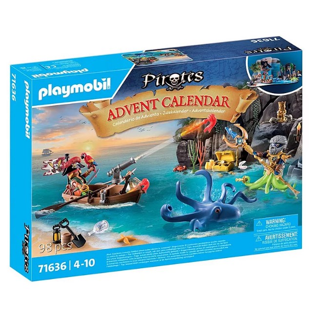 Playmobil Pirates Calendario dell'Avvento Pirati 71636